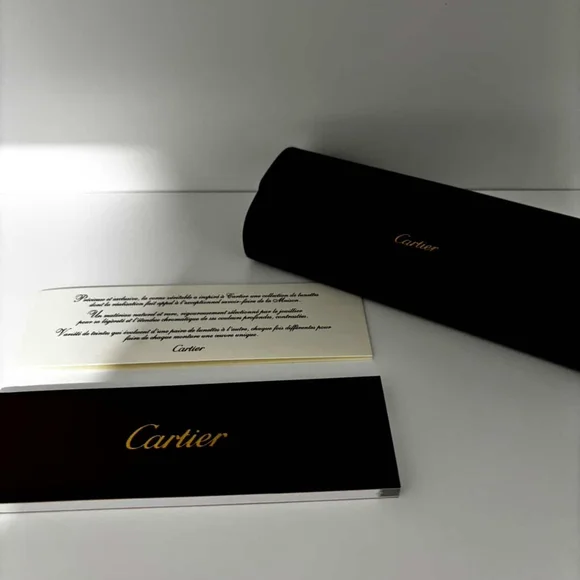 Cartier Sunglasses with Blue and Silver Accents - Picture 2 of 3